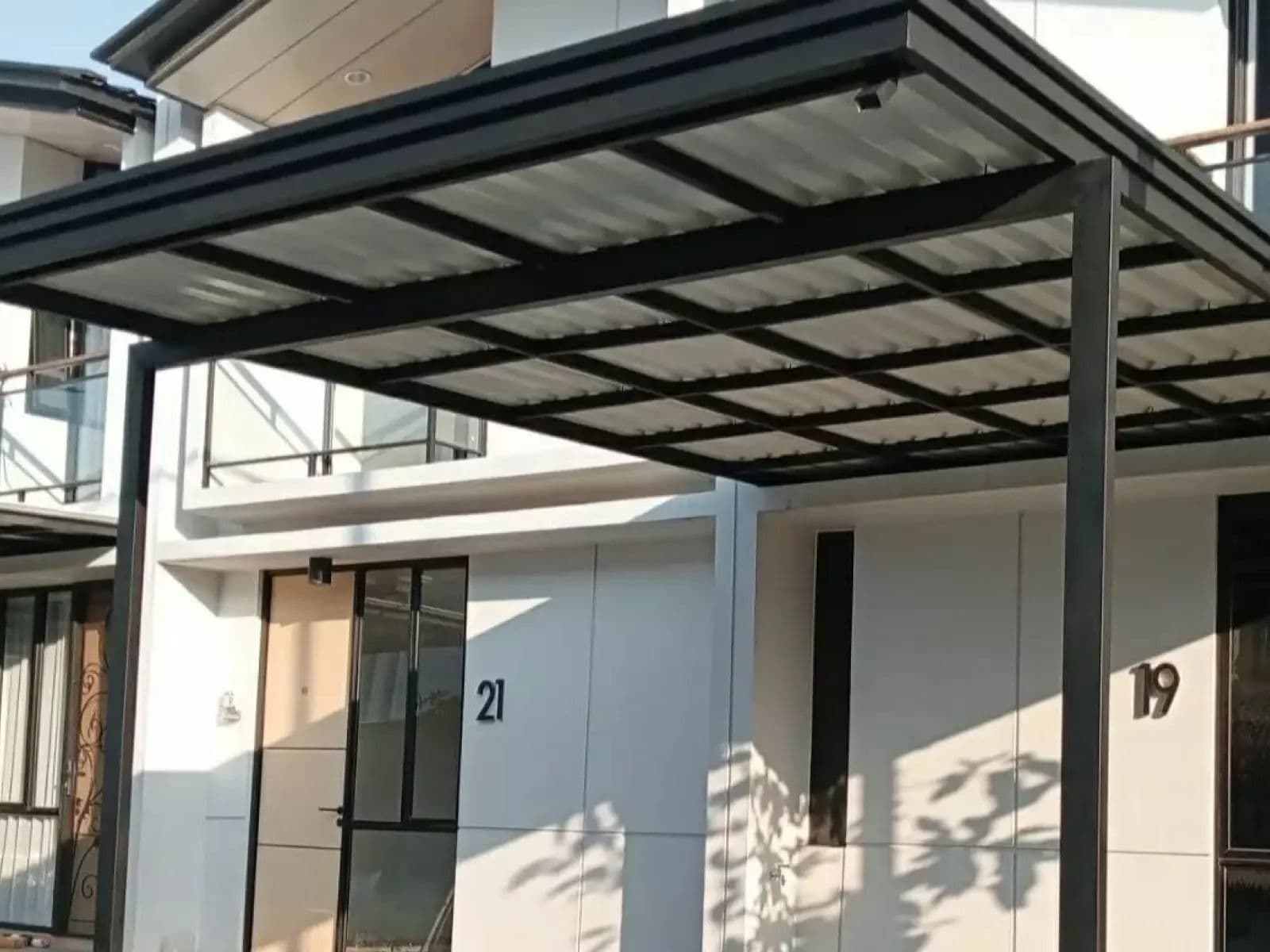 Kanopi Galvalum Hitam Doff