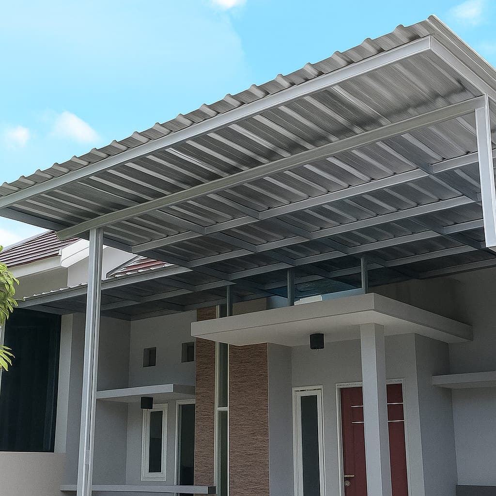 Pembuatan Kanopi Baja Ringan