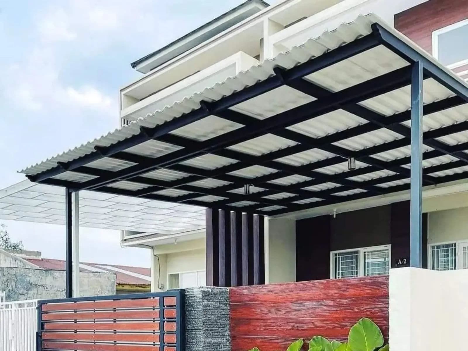 Kanopi Polycarbonate Gelombang